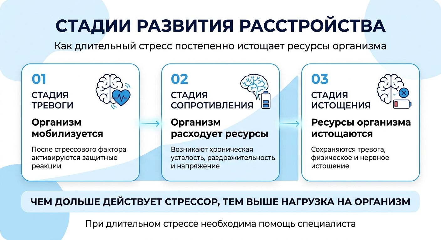 Лечение стресса в Джубге инфографика